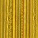 Square Abstract Yellow Modern Rug, abs2275yw