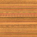 Square Abstract Orange Modern Rug, abs2275org