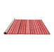 Modern Red Washable Rugs