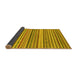 Sideview of Abstract Yellow Modern Rug, abs2275yw