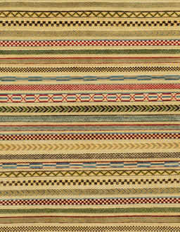 Abstract Light Brown Modern Rug, abs2275