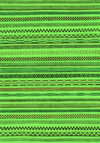 Abstract Green Modern Rug, abs2275grn