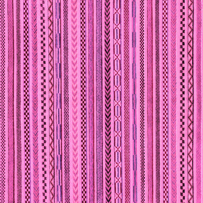 Square Machine Washable Abstract Pink Modern Rug, wshabs2275pnk