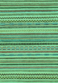 Abstract Turquoise Modern Rug, abs2275turq