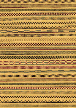 Abstract Brown Modern Rug, abs2275brn