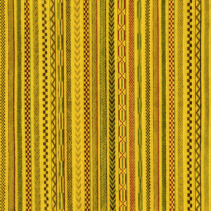 Square Machine Washable Abstract Yellow Modern Rug, wshabs2275yw