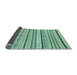 Sideview of Abstract Light Blue Modern Rug, abs2276lblu