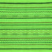 Square Abstract Green Modern Rug, abs2276grn