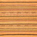 Square Machine Washable Abstract Orange Modern Area Rugs, wshabs2276org