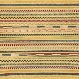 Square Machine Washable Abstract Light Brown Rug, wshabs2276