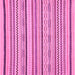 Square Abstract Pink Modern Rug, abs2276pnk