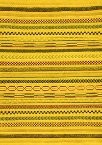 Abstract Yellow Modern Rug, abs2276yw