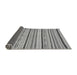 Sideview of Abstract Gray Modern Rug, abs2276gry