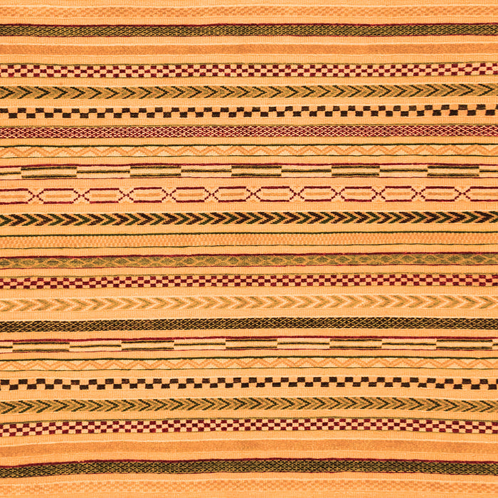 Square Abstract Orange Modern Rug, abs2276org