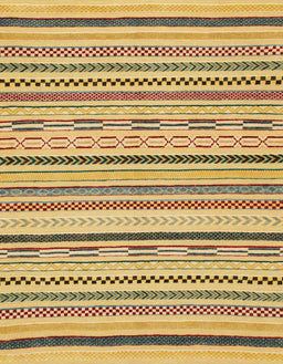 Machine Washable Abstract Light Brown Rug, wshabs2276