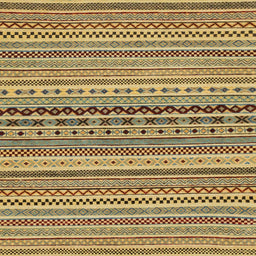 Square Abstract Reddish Brown Modern Rug, abs2277