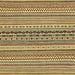 Square Abstract Reddish Brown Modern Rug, abs2277