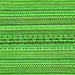 Square Abstract Green Modern Rug, abs2277grn