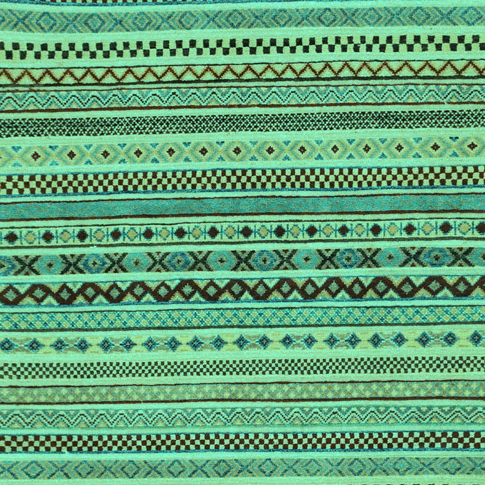 Machine Washable Abstract Turquoise Modern Area Rugs, wshabs2277turq