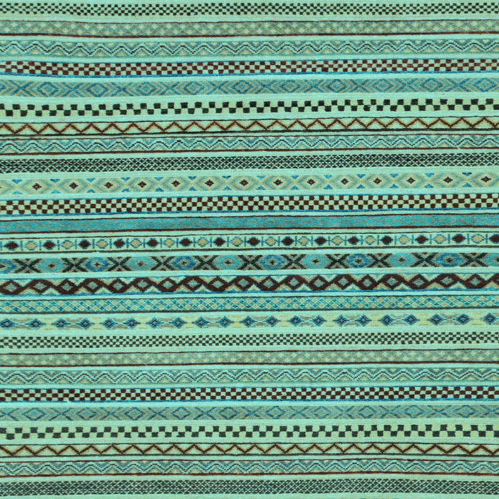 Square Machine Washable Abstract Light Blue Modern Rug, wshabs2277lblu