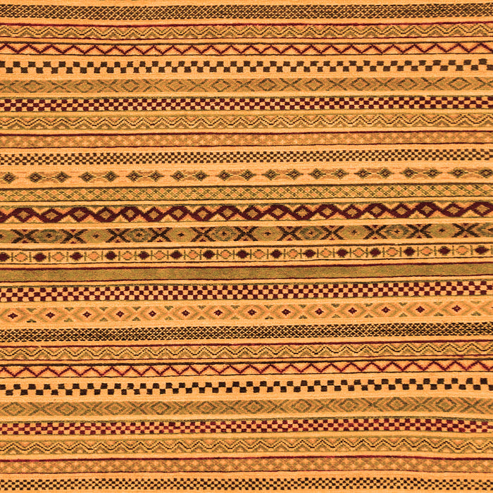 Square Machine Washable Abstract Orange Modern Area Rugs, wshabs2277org