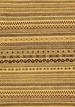 Abstract Brown Modern Rug, abs2277brn