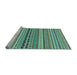 Sideview of Machine Washable Abstract Light Blue Modern Rug, wshabs2277lblu