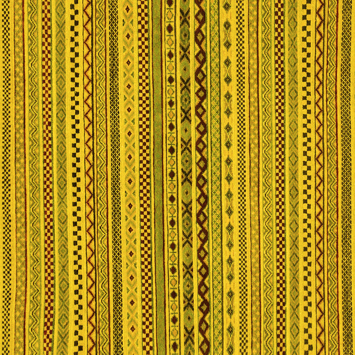 Square Machine Washable Abstract Yellow Modern Rug, wshabs2277yw