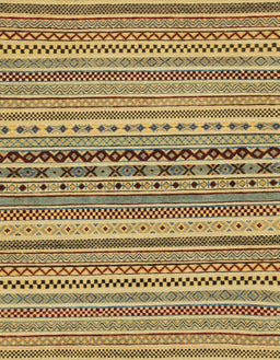 Abstract Reddish Brown Modern Rug, abs2277