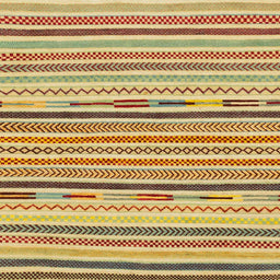 Square Machine Washable Abstract Red Rug, wshabs2278