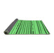 Sideview of Abstract Emerald Green Modern Rug, abs2278emgrn