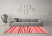 Modern Red Washable Rugs