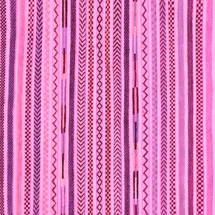 Square Machine Washable Abstract Pink Modern Rug, wshabs2278pnk