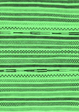 Abstract Emerald Green Modern Rug, abs2278emgrn
