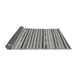 Sideview of Abstract Gray Modern Rug, abs2278gry