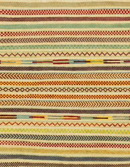 Machine Washable Abstract Red Rug, wshabs2278