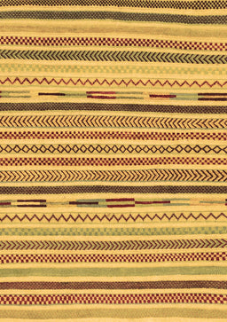 Abstract Brown Modern Rug, abs2278brn