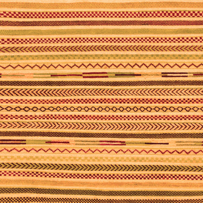 Square Machine Washable Abstract Orange Modern Area Rugs, wshabs2278org