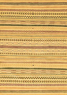 Abstract Brown Modern Rug, abs2279brn