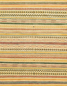 Machine Washable Abstract Cinnamon Brown Rug, wshabs2279