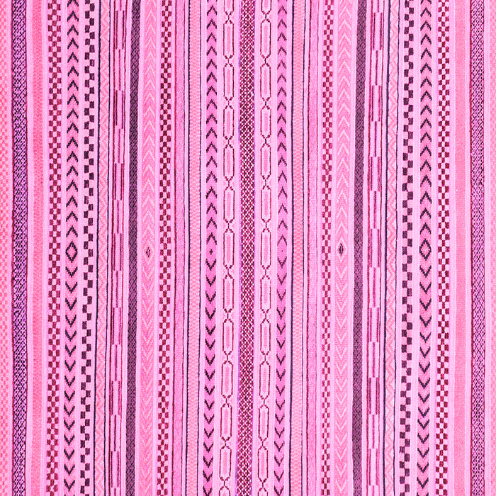 Square Abstract Pink Modern Rug, abs2279pnk