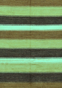 Abstract Turquoise Modern Rug, abs227turq