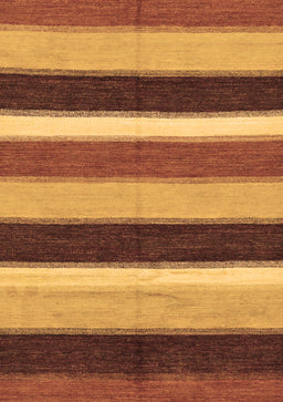 Abstract Brown Modern Rug, abs227brn