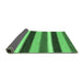 Sideview of Abstract Emerald Green Modern Rug, abs227emgrn