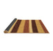 Sideview of Abstract Brown Modern Rug, abs227brn