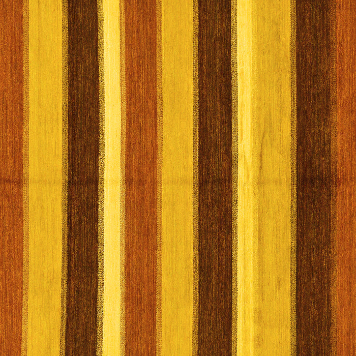 Square Machine Washable Abstract Yellow Modern Rug, wshabs227yw