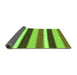 Sideview of Abstract Green Modern Rug, abs227grn