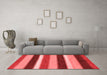 Modern Red Washable Rugs