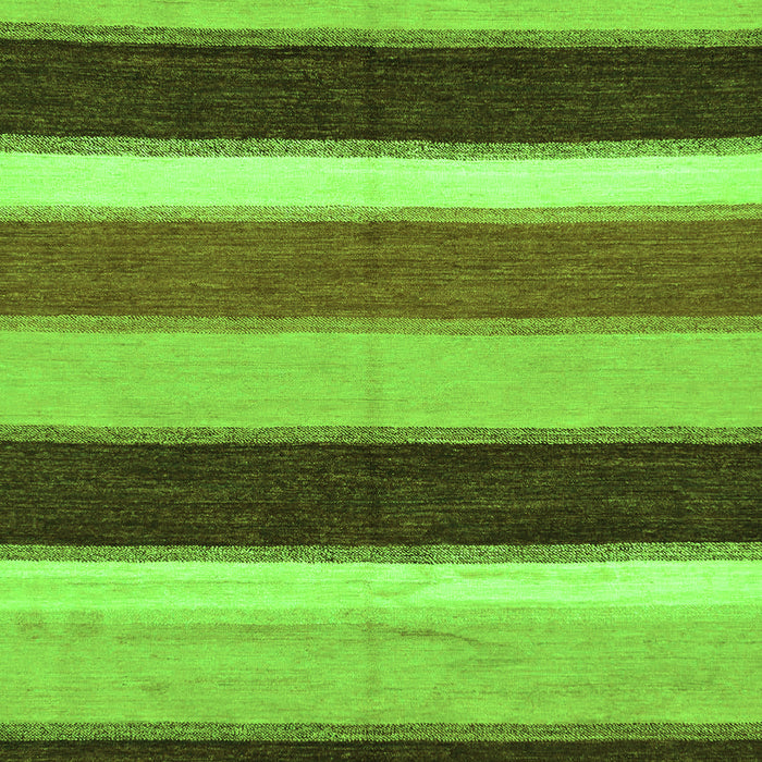 Machine Washable Abstract Green Modern Area Rugs, wshabs227grn