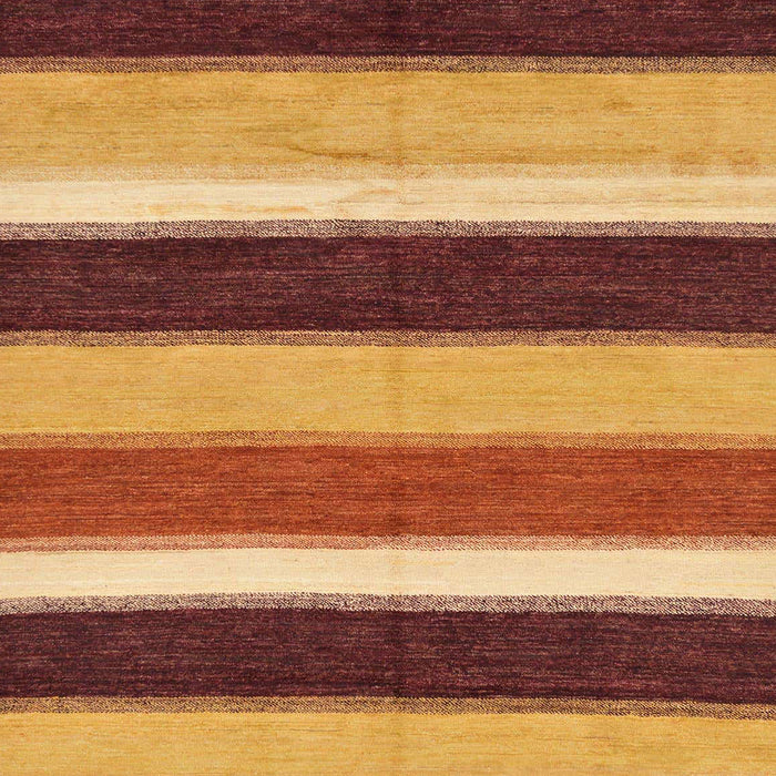 Machine Washable Abstract Yellow Rug, wshabs227